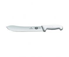 Victorinox 5.7407.25 Couteau de Boucher avec Pointe Large, Acier Inoxydable, Blanc, 30 x 5 x 5 cm