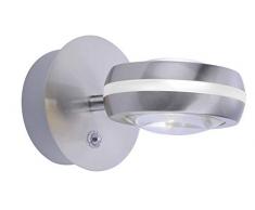 Trio Leuchten 255410207 Smart Home Applique Murale, Métal, Nickel Mat