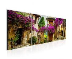 Tableau decoration murale Ville 160 x 50 cm - XXL Impression sur Toile Salon Appartment 4 Parties - prÃªt Ã accrocher - 607746b