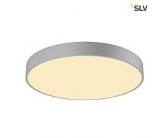 SLV MEDO 60 CW, Corona Lampe murale dintérieur et de plafonnier à LED en aluminium Gris argenté 3000/4000 K 40 W