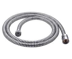 Gedy Super Black 00 Flexible de Douche, PVC, Chrome et Noir, 1,4 x 1,4 x 200