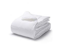 Sancarlos lis Remplissage Nordique, Blanc, lit de 90, 150 x 220 cm