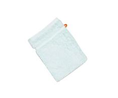 baidani 50e00001.00019Â Serviette de Visage, UNIÂ âÂ Lot de 4Â Coton Gant de Toilette, Bleu Glacier, 8Â x 15,2Â cm