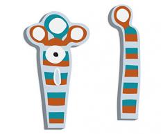 ABC Lettres Monster Reese en Bois Idéal comme décoration de Lettres en Bois, comme décoration ou Plaque de Porte