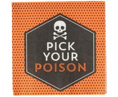 Creative Conversion Serviette de Table, Papier, Halloween Humour