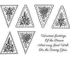 Sweet Dixie Motif Guirlande de NoÃ«l de Timbres