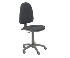 Piqueras Y Crespo (PIQU7) Chaise dhaltérophilie Bali Noire sans Bras de Bureau, Taille Unique