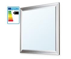 LEDVero 30x30 Panneau Ultraslim de LED - 10W, 800lm, Plafonnier encastrÃ© avec clips de montage et transformateur EMV2016 disponible dans les couleurs claires blanc chaud, blanc froid et blanc neutre!, Ton:blanc chaud (WW)