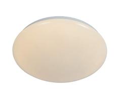 Lucide 79164/19/61 Plafonnier, Acier, LED intÃ©grÃ©, 18 W, Opalin