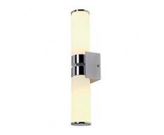 SLV 147542Â Camara Double Applique murale IP44, chrome, 2Â x e14. Max. 60Â W, aluminium, chrome,