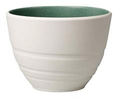 Villeroy & Boch its my match Tasse Leaf, 450 ml, Porcelaine Premium, Blanc/Vert