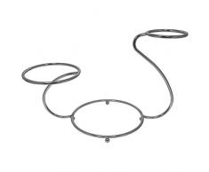 PME SWS584 Présentoir à Gâteaux Chromé en Forme de Cygne à 3 Étages, Acier Inoxydable, Silver, 60 x 31 x 46 cm