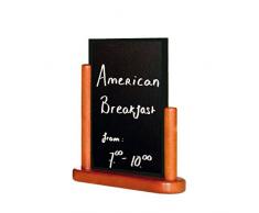 Garcia de pou Panneau / Ardoise De Table 19X23,5 Cm Noir Bois - 1 unités