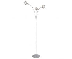 Brilliant G02259/15 Lampadaire, mÃ©tal, Chrome