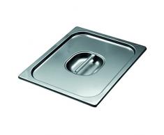 Decora Table en Acier Inoxydable Poêle Coque 1/4, Argent