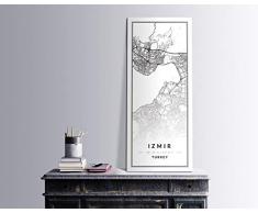 Bonamaison DÃ©coration Murale en Toile, Multicolore, 60 x 140 cm