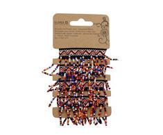 Guirlande avec Perles, 1m Ruban Noir