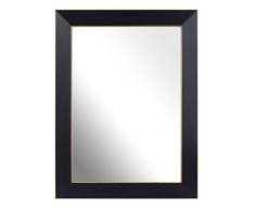 Inov8Â 10Â x 20,3Â cm Traditionnel de Fabrication Britannique Miroir, Verre Bois Dense, Scoop Chrome, 15 x 10 cm