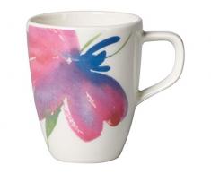 Villeroy & Boch Artesano Flower Art Tasse Ã expresso/moka, 100 ml, Porcelaine Premium, Blanc/Multicolore