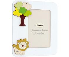 Fabula Cadre de Table laquÃ© avec Applications en Bois Naturel Â« ForÃªt marchante Â» pour Photo 10 x 15 cm Verticale, Multicolore, 10 x 15 cm