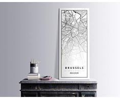 Bonamaison DÃ©coration Murale en Toile, Multicolore, 60 x 140 cm