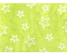 Aratextil étoile Tapis Enfant, Coton, Pistache, 120 x 160 cm
