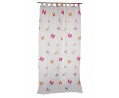 RIOMA Glam Rideau Voilage, Tissu Moderne 170x90x3 cm Rose