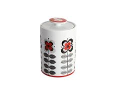 Fairmont Main &1 sucrier en Porcelaine vitrifiÃ©e avec Rebord aplati, Stockholm Rouge