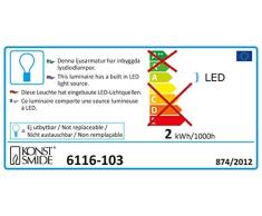 Konstsmide 6116-103 Rideau Lumineux à LED, Acrylique, 0.3 W, Blanc