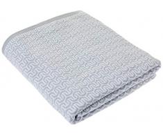 Lasa Home Drap de Bain, 100% Coton, Gris, 100x150x1 cm