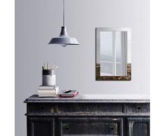 Bonamaison Décoration Murale Impression sur Miroir Encadré sur Toile, Dimensions: 40 x 60 Cm - Conçu et fabriqué en Turquie