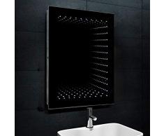 Lux-aqua Design revêtement Miroir éclairage LED avec 320 lumens 6400 K 1243 W