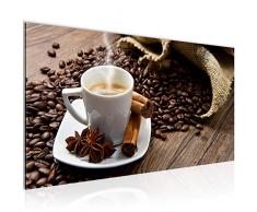 Tableau decoration murale CafÃ© - XXL Impression sur Toile Salon Appartment 1 Parties - prÃªt Ã accrocher - 501812a