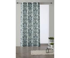 Martina Home Prato Rideau avec Oeillets, Tissu 27x2x40 cm Gris