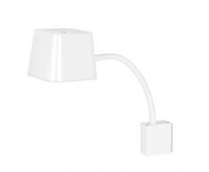 Faro Barcelona Flexi 29928 Applique murale en acier et polycarbonate Blanc