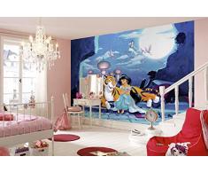 Komar 8-4115 Murale, Papier Peint Photo spÃ©cial Allemand, inodore, Lisse et respectueux de lenvironnement. Produit certifiÃ© FSC, Disney Waiting for Aladdin, 368cm x 254cm