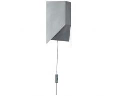 Brilliant Bat Applique murale en mÃ©tal Gris bÃ©ton 60 W