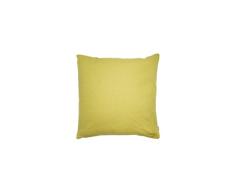 ZONS Coussin 45x45cm 4 Couleurs + Rembourrage 450g (Jaune)