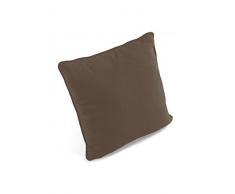 HomeMaison Coussin 100% Coton Uni, Taupe, 40x40 cm