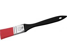 Fackelmann 21540 Pinceau à Pâtisserie Plastique, Noir et Rouge, 24,8 x 6 x 0,8 cm