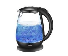 Mesko Bouilloire Ã©lectrique en Verre 1.7Â Litre, Multicolore, Taille Unique