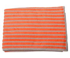 David Fussenegger 194373Â K1Â Deco Plaid, Coton mÃ©langÃ©, Orange FoncÃ©, Bandes Verticales 200Â x 130Â x 200Â cm