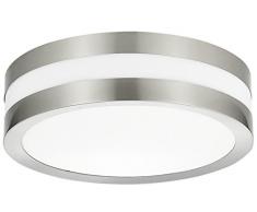 Rabalux Stuttgart, lampe dextérieur, acier, Rond, E27