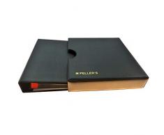 Album de Collection M, 275 Pochettes pour Petites et Moyennes Pièces: de Cents à 2 ⬠Euro. 5+5 Feuilles et Diviseurs: 175 Pochettes pour Monnaies jusquà 23 mm de Diamètre, 100 jusquà 31mm. Classeur