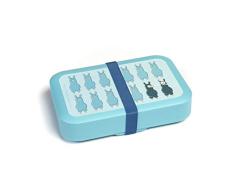 Amuse Lunch Box, PolypropylÃ¨ne, Bleu, Large