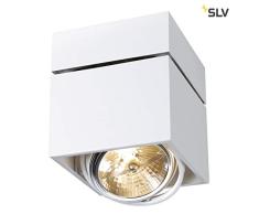 KARDAMOD CARRE SIMPLE QRB111 plafonnier, blanc, max. 50W