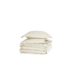 De Witte Lietaer Motion Parure Linge de Lit, 100% Coton Satin, Ivory, 1/140x200-1/60x70
