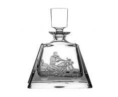 Crystaljulia 8088 Carafe à whisky en cristal transparent
