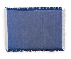 Villa DEste Home Tivoli Set de Table, Bleu, Taille Unique