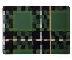 ASA Tartan Set de Table Plastique Vert 46 x 33 cm